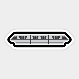 Monorail - Grey Sticker